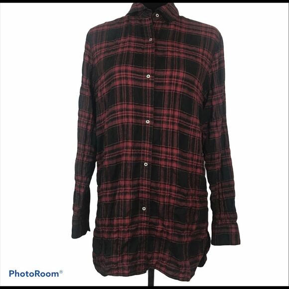 Rag & Bone Flannel plaid shirt - Picture 1 of 6